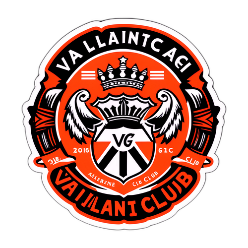 Stiker Gaya Retro Persaingan Valencia dan Athletic Club