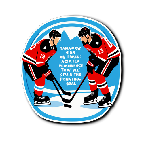 Motiverende Ishockey Sticker