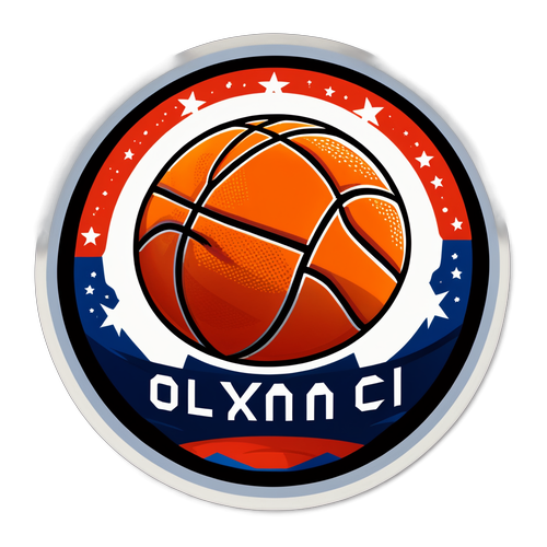 Passion Olympique: Le Sticker de Basketball Qui Fait Fureur chez les Fans!