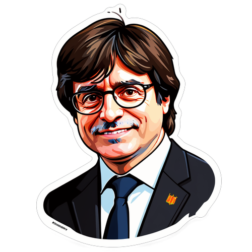 Puigdemont Révélé : Le Sticker Qui Change Tout pour l'Indépendance Catalane!