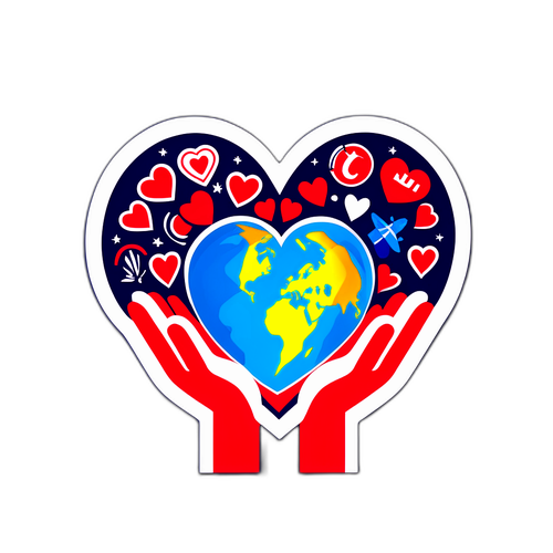 Sticker ya Msaada Wa Kimataifa