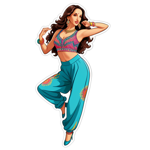 Glamorous Dance Pose Sticker