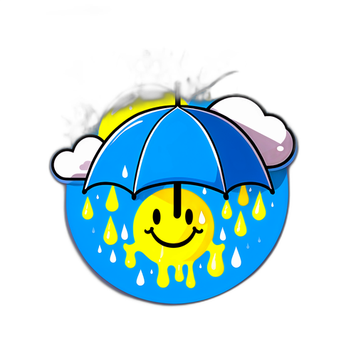 बारिश का मौसम स्टिकर