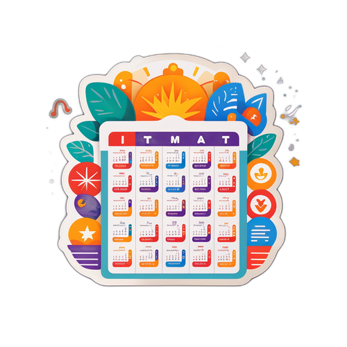 Arte do Calendário Bolsa Família