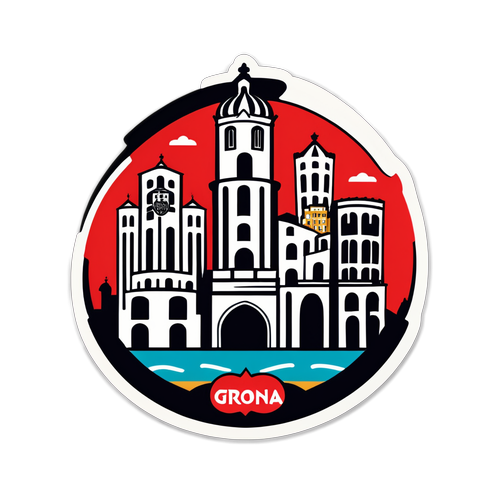 Sticker Artístico de Girona