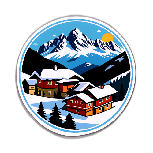 Lumiset vuoret ja alppitalot Madonna di Campigliossa