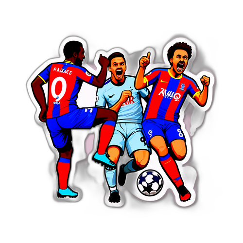 Cheeky Rivalry Sticker: Crystal Palace vs Tottenham