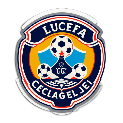 Vintage UEFA Conference League Klistremerke