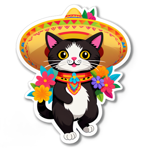 Gato com Sombrero