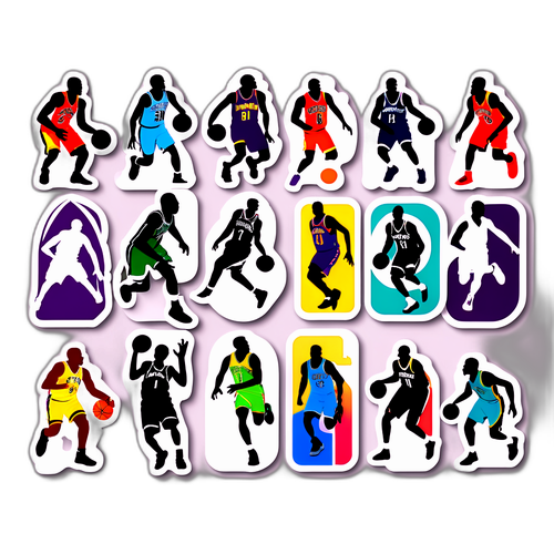 Koleksi Siluet Pemain NBA