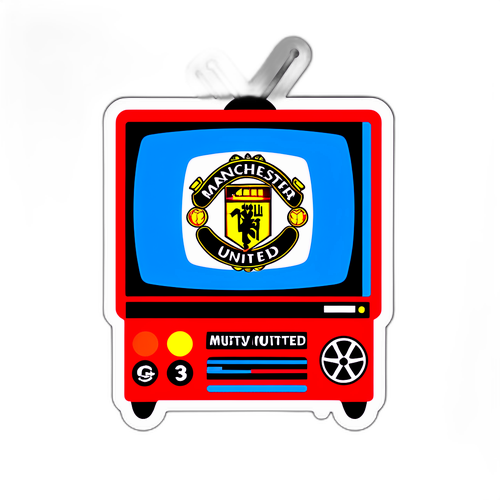 Retro TV Sticker for MUTV