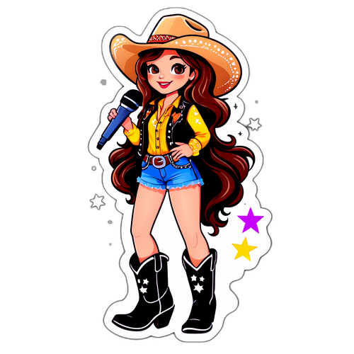 En leken klistremerke av Lainey Wilson