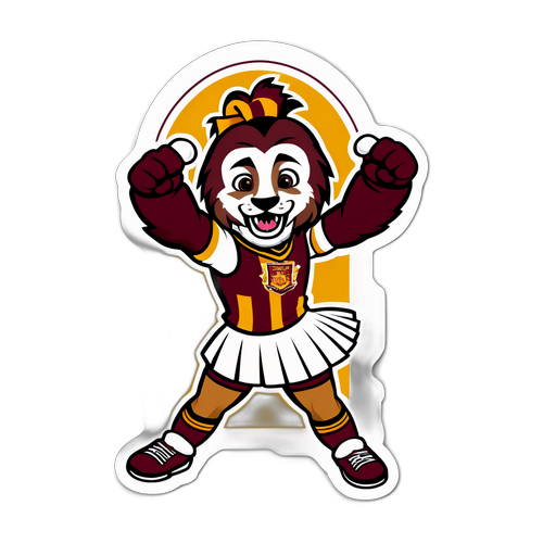 Stiker Maskot Bradford City