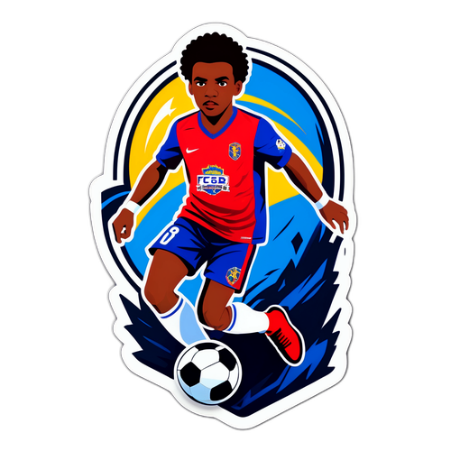 Jucători mini FCSB în acțiune