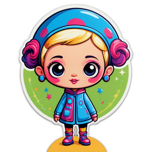 Step into a Dystopian Dream: Discover the Whimsical World of Uglies with Vibrant Fashion Stickers!