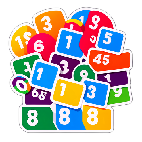 สติกเกอร์ตัวเลขแสดงสถิติการแข่งขันฟุตบอลลีก