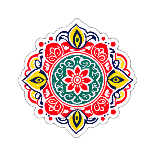 परंपरिक बांग्ला प्रेरित स्टीकर