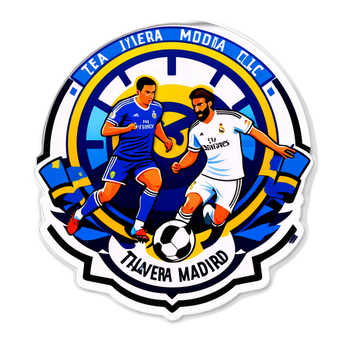 Spännande fotbollsmatch mellan Talavera och Real Madrid