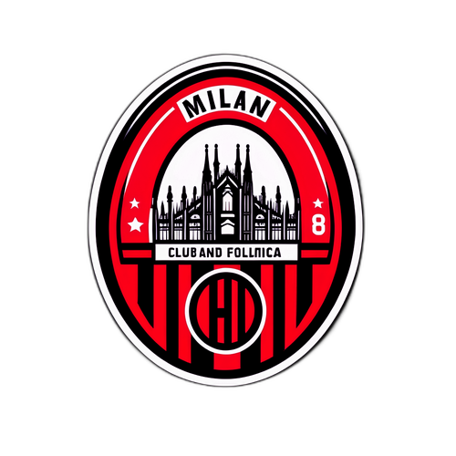 Sticker AC Milan Trendy