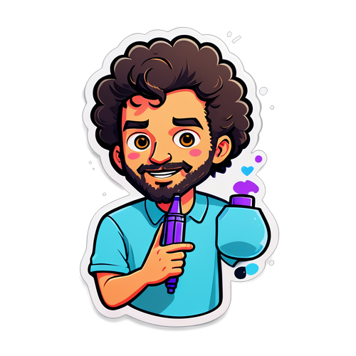 Huwag Palampasin! Ang Makulay na Sticker ng Sketch Artist na Nagsasagawa ng Live Stream sa Twitch!