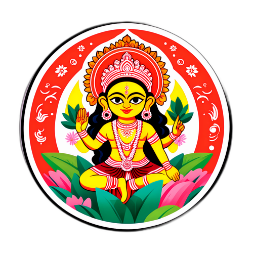 बांग्ला संस्कृति का खेलभरा स्टिकर