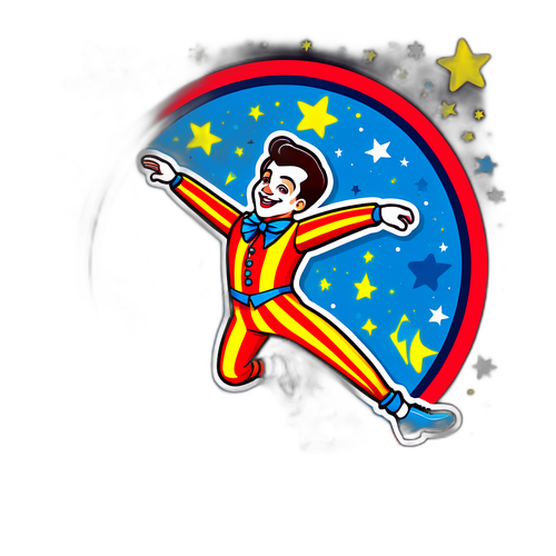 Circus Acrobaat in de Sterren