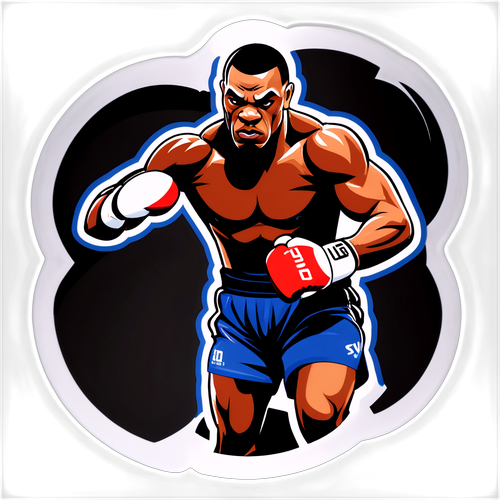 UFC 310 Boxer i Aktion