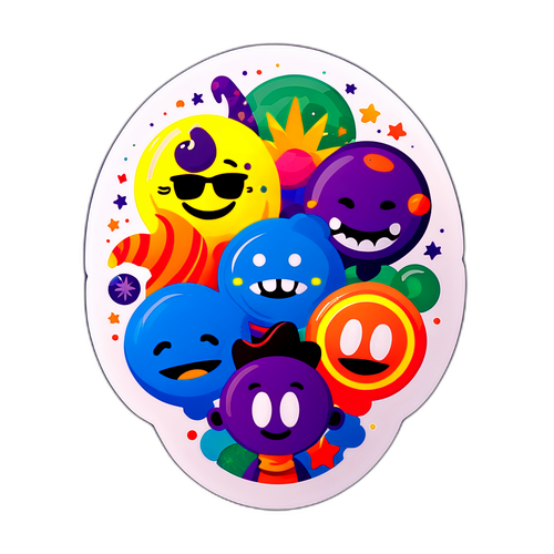 Дизайн наліпки з логотипом "Странні Чудеса"