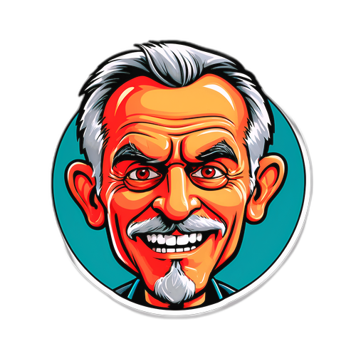 An edgy Sticker von Herbert Kickl