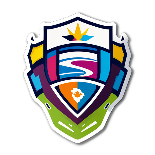 Sticker Unik! Logo MLS Dikelilingi Warna-Warna Cerah dan Grafik Bola Sepak yang Menggugah Semangat!