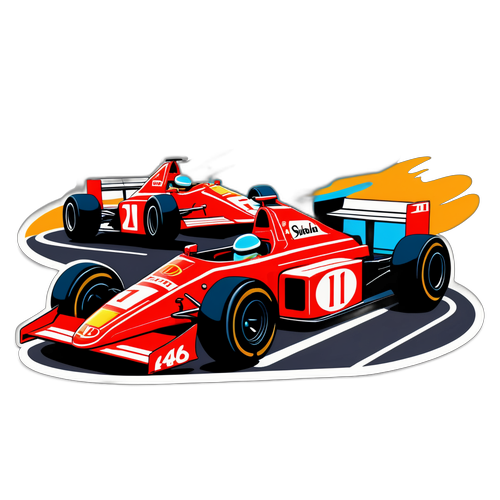 Adesivo Nostálgico do Filme F1