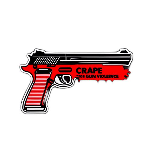 反对枪支暴力贴纸