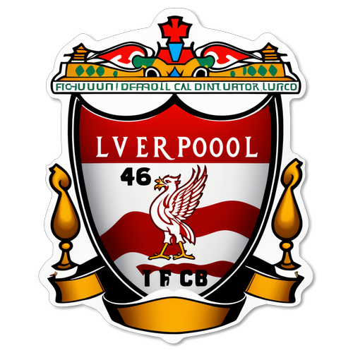 Historisch Liverpool FC Embleem Sticker