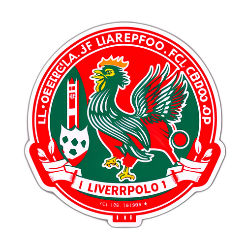 Liverpool FC vintage stílusú matrica