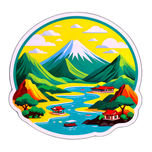 宜蘭自然風景貼紙