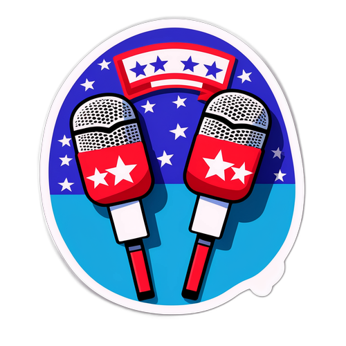 Vibrant Politiloggen Klistremerke