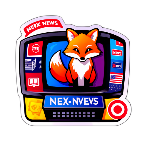 NEX News Klistremerke Design