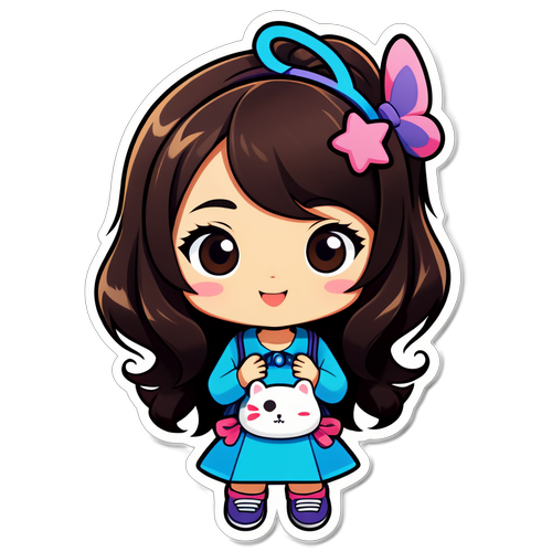 Cute Kawaii Sticker ni Miho Nakayama