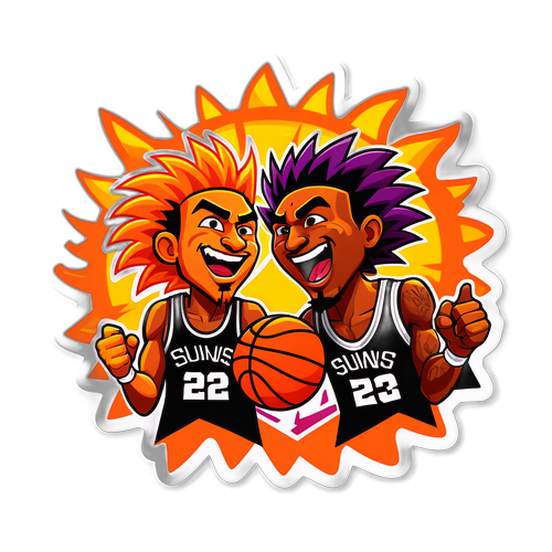 Energetic Suns vs Nets Rivalry Sticker