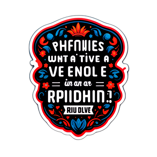 Inspirerende Quote met Stijlvolle Letters