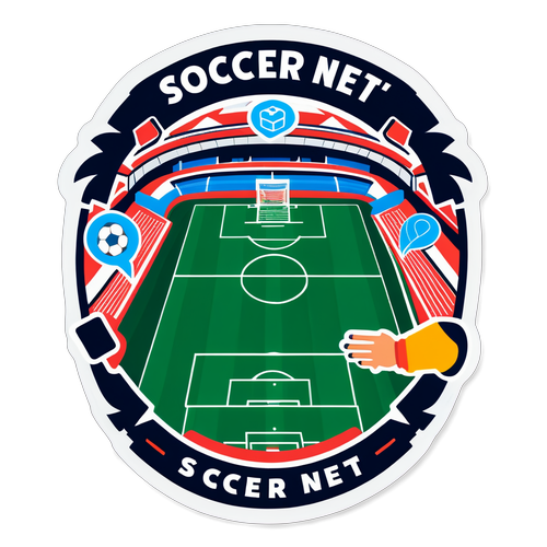 Stiker Soccernet: Stadium Bola Sepak