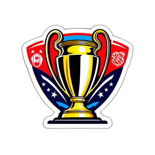 Samolepka s motivem Ligy mistrů