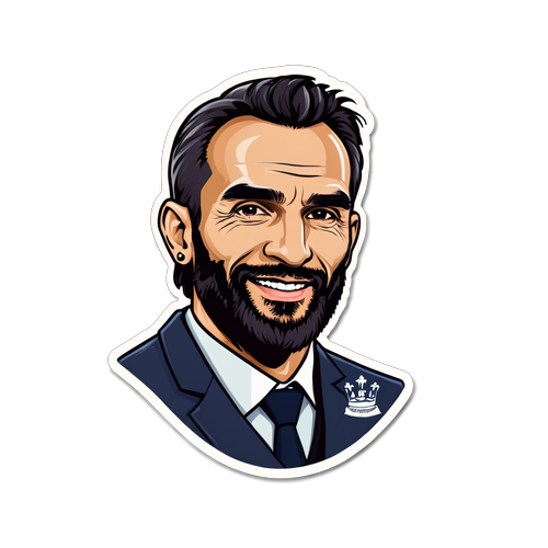 Sticker en honor a Santiago Ponzinibbio