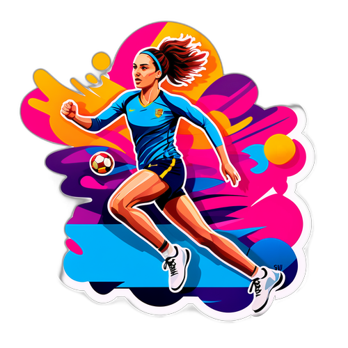 Sticker artistic cu Tamila Cristescu