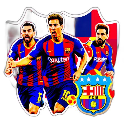 Sticker ng Barcelona vs Atlético Madrid