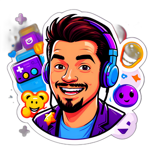 Ілюстрація стрімера Twitch
