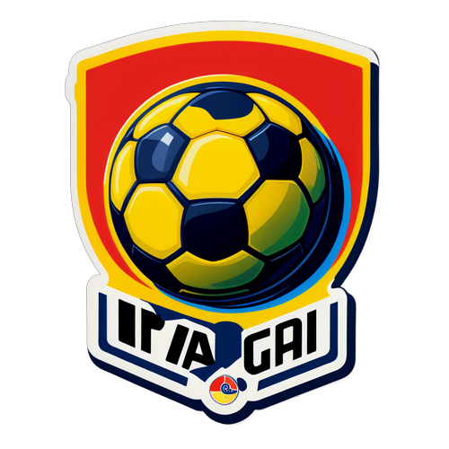 Futbol Atmosferini Yansıtan Sticker Tasarımı