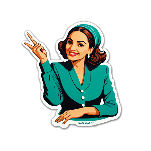 Rabia Soytürk İkonik Poz Stickerı