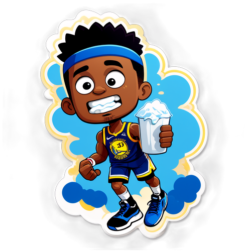Masayang Sticker ng Atletang Nagpapagaling