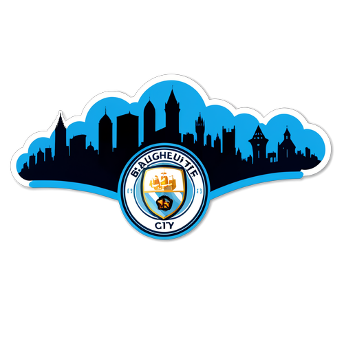 Stiker Pertandingan Man City vs Club Brugge